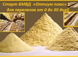 Зображення для оголошення БМВД и премикс «Оптиум плюс» 3% для перепелов, бройлеров, уток, индюков