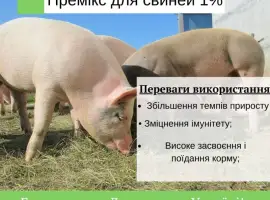 Зображення для оголошення Премикс 1% для поросят старт(Швеция)