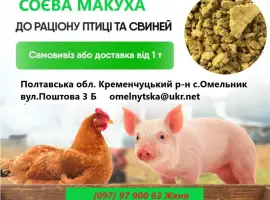 Зображення для оголошення Продам Соєва макуха