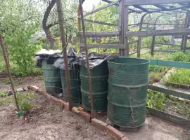 Зображення для оголошення Железная бочка крепкий толстый металл дешево 800 грн