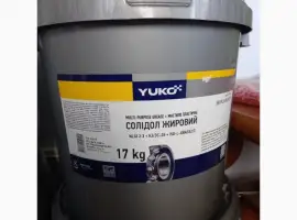 Зображення для оголошення Мастило YUKO Солідол Жировий 17 кг (відро 20 л.) ПЕ
