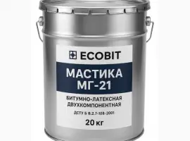 Зображення для оголошення Мастика двокомпонентна бітумно-латексна МГ-21 Ecobit ДСТУ Б В.2.7-108-2001 20 кг