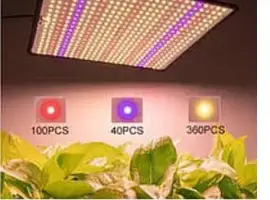 Зображення для оголошення Фитолампа фитопанель для растений цветов рассады полный спектр 40Вт 500LED 220В фито лампа