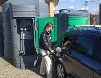 Зображення для оголошення Міні АЗС під ключ 9тон для дизпалива з двостінним резервуаром