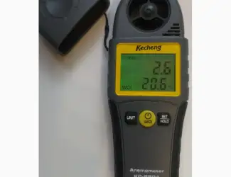 Зображення для оголошення Цифровой анемометр Kecheng SR5280A ( КС-280А ) 0.4 30.0m/s; 0 C 50 C