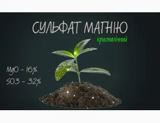 Зображення для оголошення Сульфат магнію кристалічний MgO - 16%