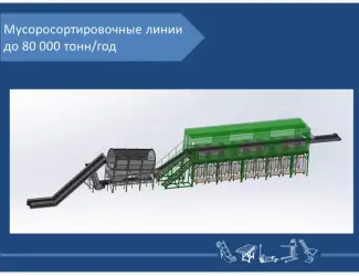 Зображення для оголошення Сортировочная линия для твердых бытовых отходов