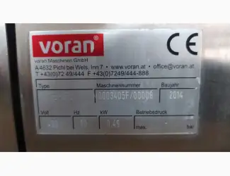 Зображення для оголошення Стрічковий прес для соку VORAN EBP350