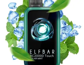 Зображення для оголошення Сенсорна сигарета ELFBAR ВС 20000 тяг • Полярна М'ята •