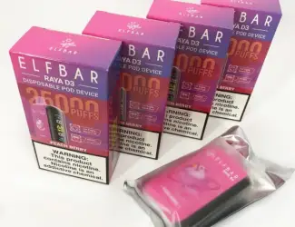 Зображення для оголошення POD система ELF BAR Raya 25000 тяг, (Персик Ягоди)