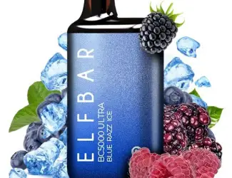 Зображення для оголошення Сигарета Elf Bar BC5000 Ultra • Синя Малина з льодом •