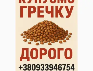 Зображення для оголошення Купимо гречку по всій Україні. Дорого