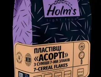 Зображення для оголошення Пластівці Асорті 7 злаків ТМ «Holm’s» – крафт пакет 500 г