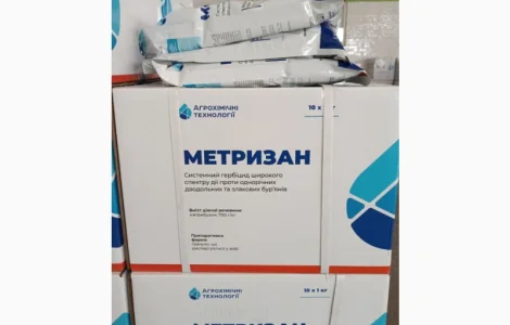Метризан - до и послевсходовый гербицид для защиты картофеля и сои от комплекса сорняков