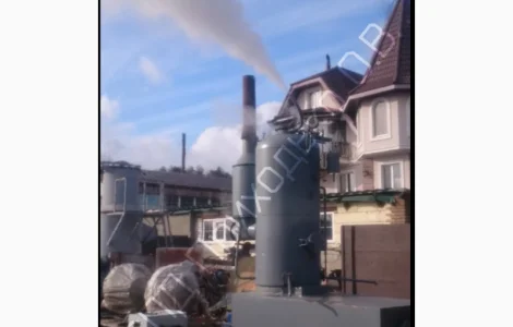 Твердотопливный паровой котел