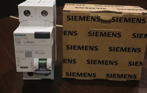 Siemens 5SV3111-6KL Дифференциальные автоматические выключатели