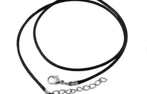 Вощений шнур для кулона підвіски хрестика 50 см