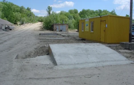 Изготавливаем фундамент под весы