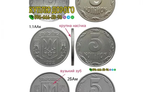 Скупка монет України ! Монети України