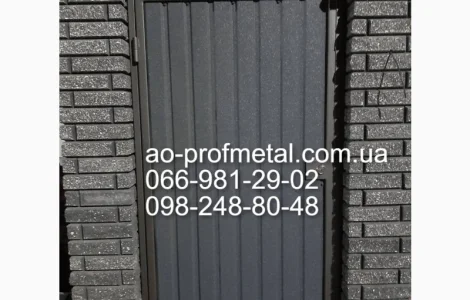 Профнастил на забор 7024 матовый, Профнастил заборный 7024 РЕМА