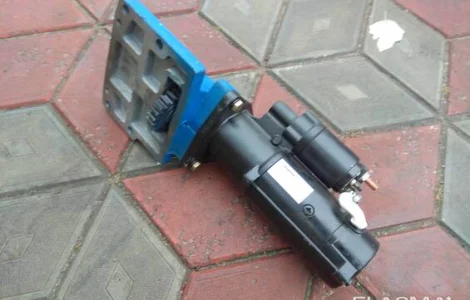 Переоборудование погрузчика Амкодор 333А с двигателем А-01 под стартер