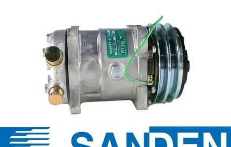 Компрессор МТЗ, ХТЗ, Дон, Славутич, Бизон, Полессе, Sanden SD5S14 12/ 24V. 6626 (Original)