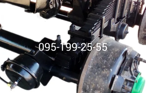 Гальмівний барабан 1ПТС-9, маточина 1ПТС-9, ресора 1ПТС-9, вісь 1ПТС-9