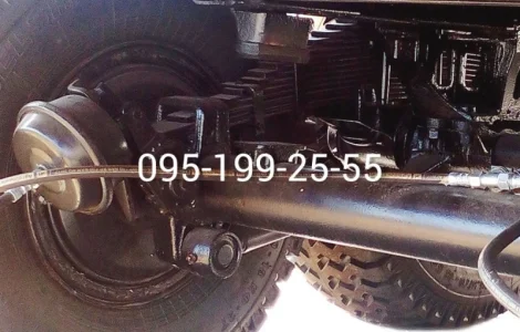 Вісь 1ПТС-9, тяга реактивна 1ПТС-9, ресора 1ПТС-9, гальмівна система 1ПТС-9