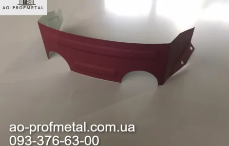 Снегоупор подкова 3005 РЕМА, Снегозадержатель подкова бордового цвета