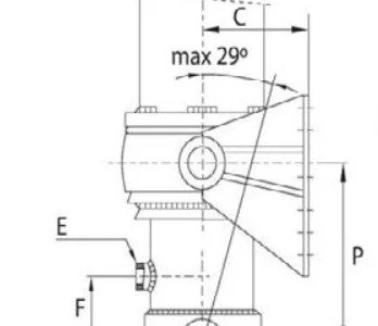 Гидроцилиндр 3-х штоковый (FC129-3-3880)