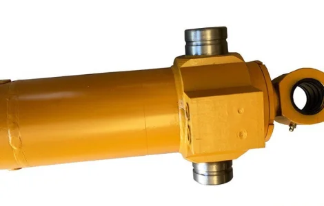 Гидроцилиндр на самосвал 5-ти штоковый с внешним кожухом (длина 1 штока 757 мм) тип К