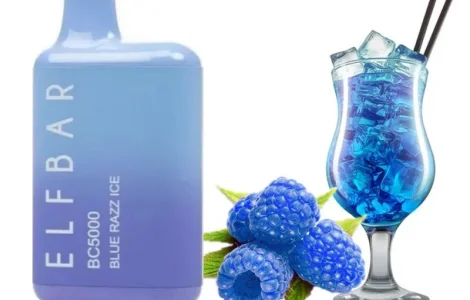 Електрона сигарета Elfbar BC 5% 5000 тяг • Синя малина з льодом •