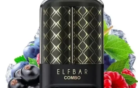 Сигарета з перемиканням смаків ELF BAR 25000 тяг • Смородина-Малина <=> Виноград •