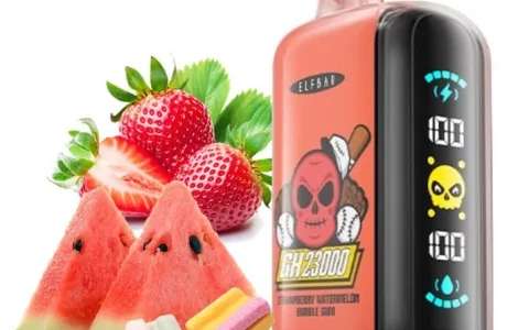 Електрона сигарета ELFBAR GH 5% на 23000 тяг (Полунично-Кавунова жувальна гумка)