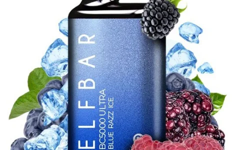 Сигарета Elf Bar BC5000 Ultra • Синя Малина з льодом •