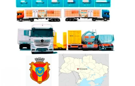 Грузоперевозки от 1 т до 22 т из Немирова в Немиров