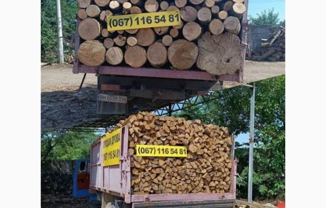 Сухие дрова с доставкой недорого Одесса