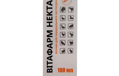 Вітафарм Нектар вітамінна добавка 100 мл Фарматон для птахів і гризунів