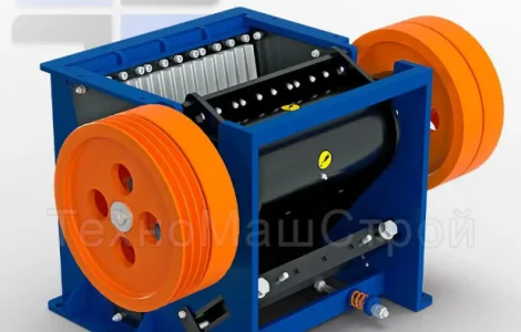 Щековая дробилка для камня и кирпича Bizon-450
