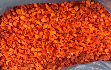 Продам замороженный перец кубик 10х10