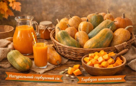 Продажа сладких харчових гарбузов