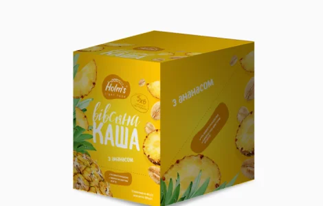 Овсяная каша с ананасом