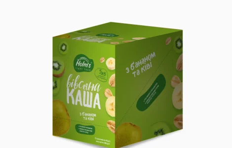 Каша овсяная с бананом и киви 480 г (12 шт.)