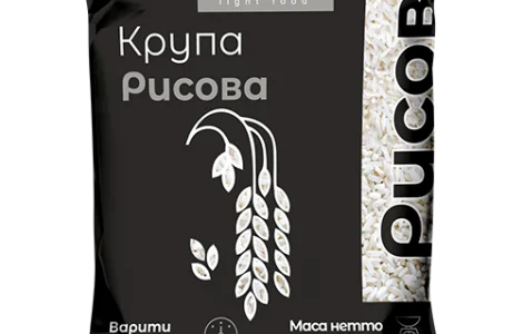 Рисовая крупа ТМ «Holm’s» – полипропиленовая упаковка 800 г