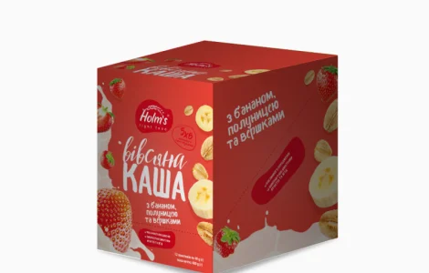 Каша овсяная с бананом