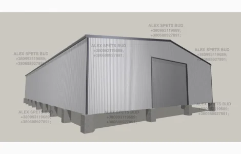 Побудуємо ангар склад під ключ 18х30 18х40 18х50 без центральних колон