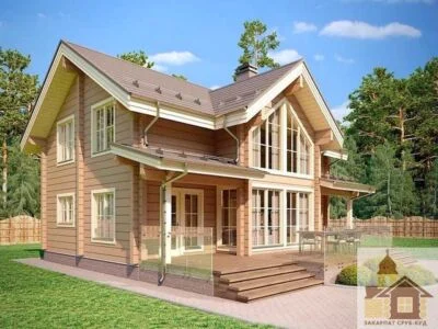 Купити зруби з дерева під ключ