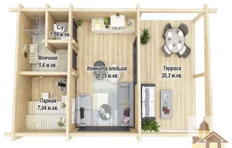 Дерев’яна термальна купіль під ключ