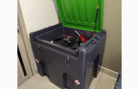 Мобільний бак Metcor 430л з насосом DT-430 для дизельного палива