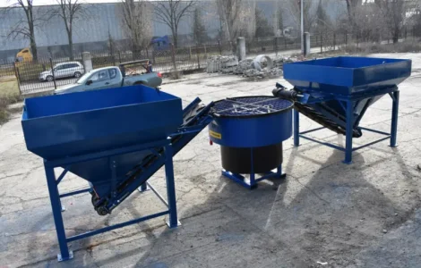 Бетонный мини завод полуавтоматический SUMAB 3 м3/ч